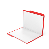 Red File Folder Opened PNG & PSD Images
