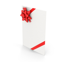 Christmas Envelope With Red Bow PNG & PSD Images