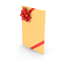Gift Envelope With Bow PNG & PSD Images