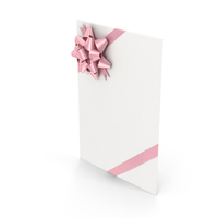 Gift Envelope With Pink Bow PNG & PSD Images