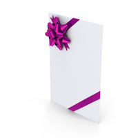 Christmas Envelope With Purple Bow PNG & PSD Images