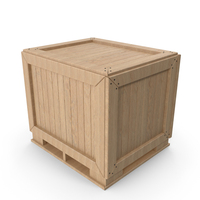 Wooden Shipping Crate PNG & PSD Images