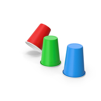 Plastic Cups Ball Guessing Game PNG & PSD Images