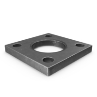 Square Flange Metal Armor PNG & PSD Images