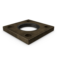 Square Steampunk Flange PNG & PSD Images