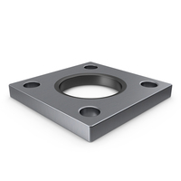 Square Flange Steel PNG & PSD Images