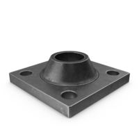 Metal Armor Square Flange PNG & PSD Images