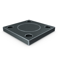Steel Medieval Square Flange PNG & PSD Images