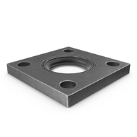 Square Flange Metal Armor PNG & PSD Images