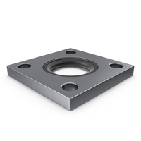 Square Flange Steel PNG & PSD Images