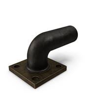 Steampunk Square Flange PNG & PSD Images