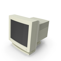 Vintage Apple Computer Monitor PNG & PSD Images