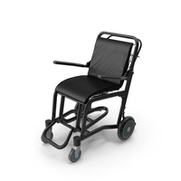 Airport Wheelchair Black PNG & PSD Images