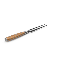Carving Fork with Light-Colored Handle PNG & PSD Images