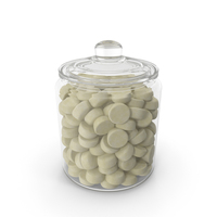 Jar Of White Chocolates PNG & PSD Images