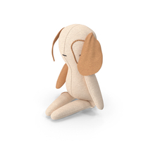Stuffed Animals Linen Dog PNG & PSD Images