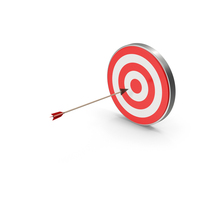 Flying Arrow And Target PNG & PSD Images