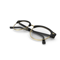 Classic Retro Reading Glasses PNG & PSD Images