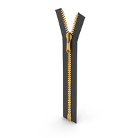 Gold Zipper And Slider PNG & PSD Images