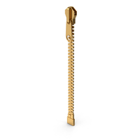 Gold Zipper And Slider PNG & PSD Images