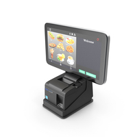 Digital Touchscreen POS System Screen On PNG & PSD Images
