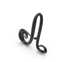 Black Glass Letter A PNG & PSD Images
