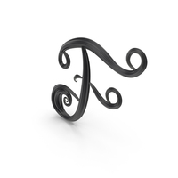 Black Glass Letter F PNG & PSD Images
