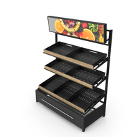 Grocery Display Rack PNG & PSD Images