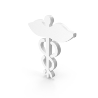Caduceus Healthcare Medical Icon White PNG & PSD Images