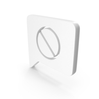Comment Disable Icon White PNG & PSD Images