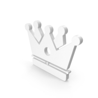 Crown Icon White PNG & PSD Images