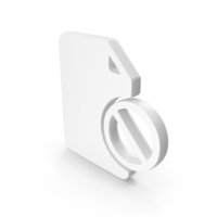 Disable Document File Icon White PNG & PSD Images
