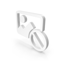 White Gallery Disable Icon PNG & PSD Images