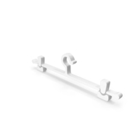 Cloth Hanger Icon White PNG & PSD Images