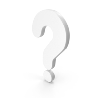 Question Mark Icon White PNG & PSD Images