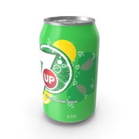 7UP Soft Drink 0.33l PNG & PSD Images