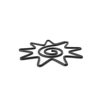 Sun Shaped Paper Clip PNG & PSD Images