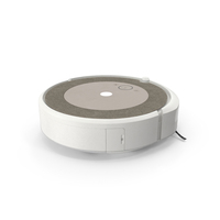 White Robot Vacuum Cleaner PNG & PSD Images