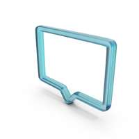 Chat Box Glass Symbol PNG & PSD Images