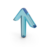 Go Up Navigation Arrow Glass Symbol PNG & PSD Images