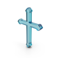 Glass Religion Christian Cross Symbol PNG & PSD Images