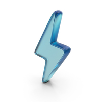 Storm Lightning Glass Symbol PNG & PSD Images