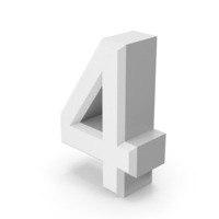 Number 4 PNG & PSD Images