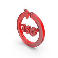 360 Degrees Icon Glass PNG & PSD Images