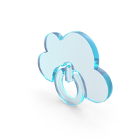 Glass Cloud Power Button Icon PNG & PSD Images