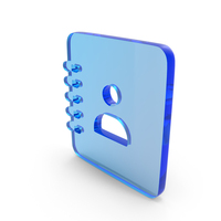 Glass Contact Book Icon PNG & PSD Images