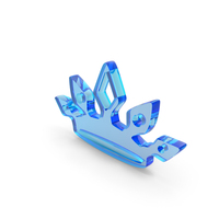 Crown Icon Glass PNG & PSD Images