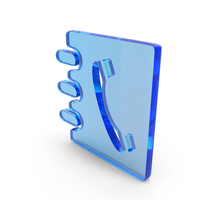 Glass Contact Book Icon PNG & PSD Images