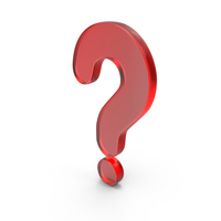 Glass Question Mark Icon PNG & PSD Images