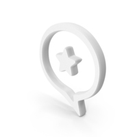 White Message Rating Symbol PNG & PSD Images